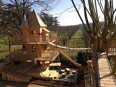 Cabane dans les arbres bouches du rhone