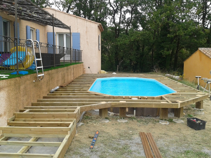 Terrasse Bois Pour Piscine Hors Sol Mailleraye fr Jardin